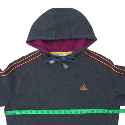 Mens UK Size M adidas Grey Pullover Hoodie