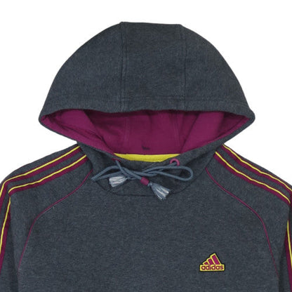 Mens UK Size M adidas Grey Pullover Hoodie