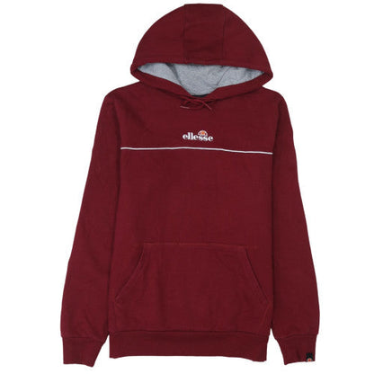 Mens UK Size M ellesse Red Pullover Hoodie
