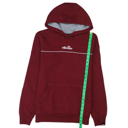 Mens UK Size M ellesse Red Pullover Hoodie
