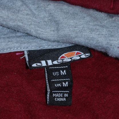 Mens UK Size M ellesse Red Pullover Hoodie