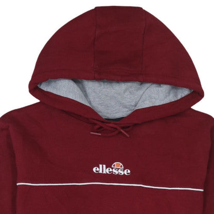Mens UK Size M ellesse Red Pullover Hoodie