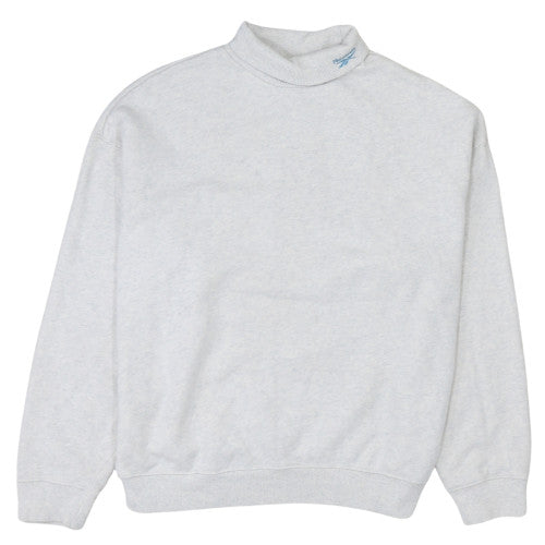 Womens UK Size M Reebok Grey Pullover Sweatshirt