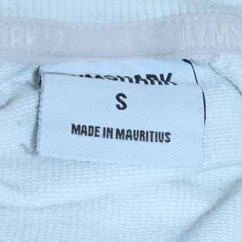 Womens UK Size S Gymshark White Pullover Sweatshirt