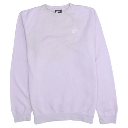 Womens UK Size M Nike Pink Pullover Sweatshirt