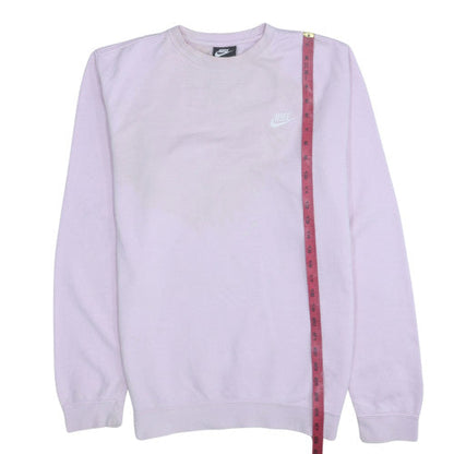 Womens UK Size M Nike Pink Pullover Sweatshirt