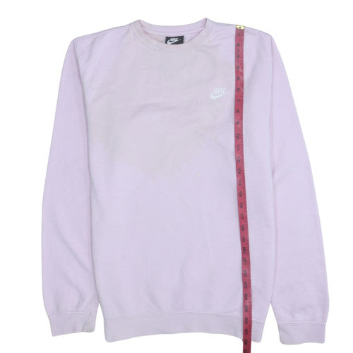 Womens UK Size M Nike Pink Pullover Sweatshirt