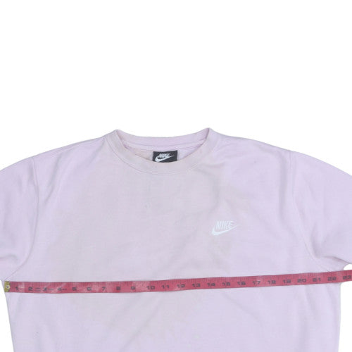 Womens UK Size M Nike Pink Pullover Sweatshirt