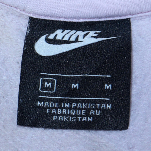 Womens UK Size M Nike Pink Pullover Sweatshirt