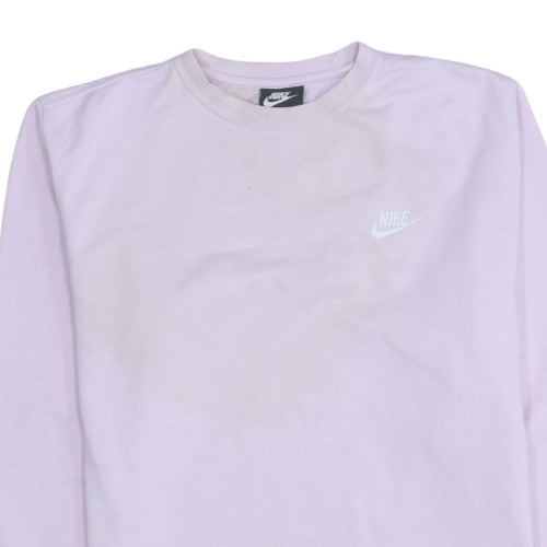 Womens UK Size M Nike Pink Pullover Sweatshirt