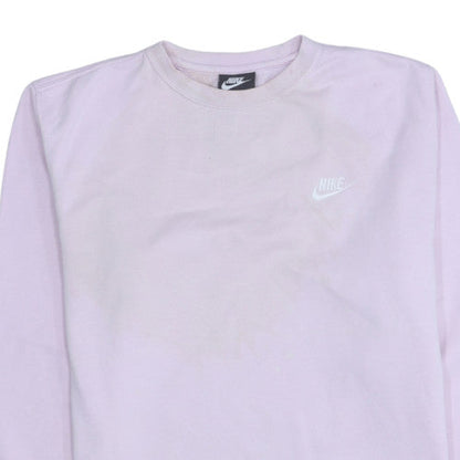 Womens UK Size M Nike Pink Pullover Sweatshirt