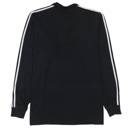 Mens UK Size L adidas Black Henley Sweatshirt