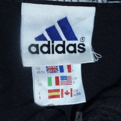 Mens UK Size L adidas Black Henley Sweatshirt
