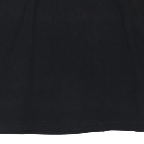 Mens UK Size L adidas Black Henley Sweatshirt