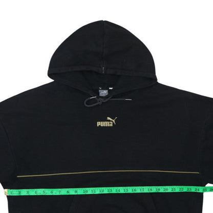 Womens UK Size XL PUMA Black Pullover Hoodie