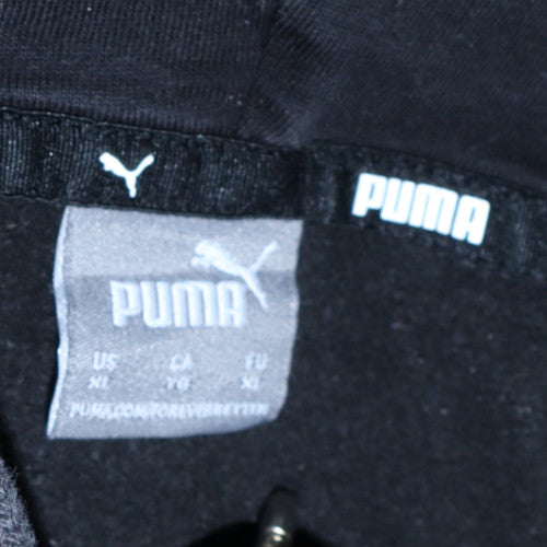Womens UK Size XL PUMA Black Pullover Hoodie