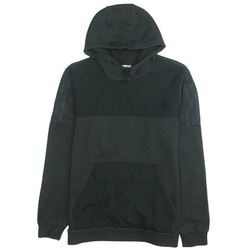 Mens UK Size M adidas Black Pullover Hoodie