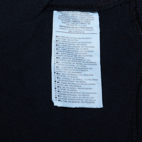 Mens UK Size M Nike Black Pullover Hoodie