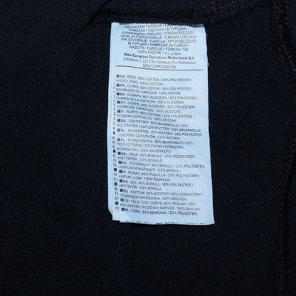 Mens UK Size M Nike Black Pullover Hoodie