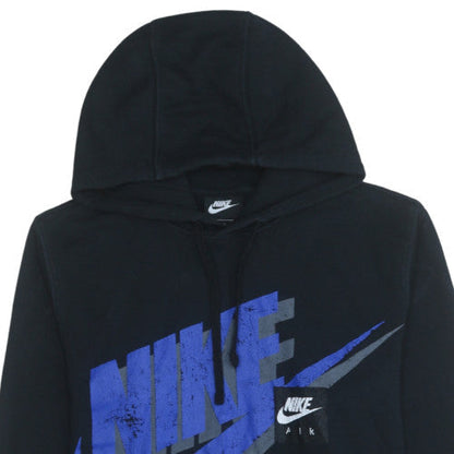 Mens UK Size M Nike Black Pullover Hoodie