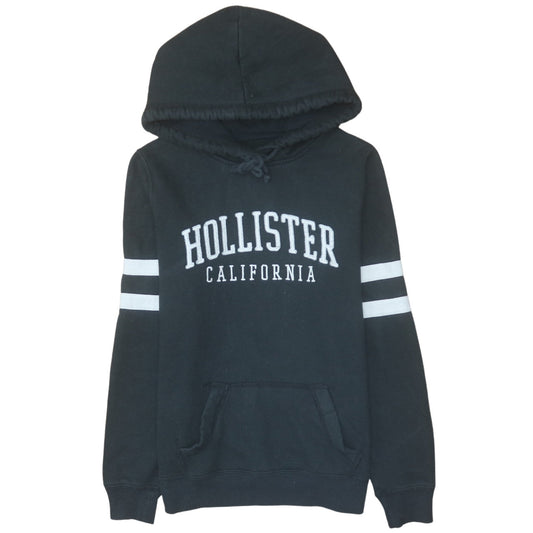 Womens UK Size S Hollister Black Pullover Hoodie
