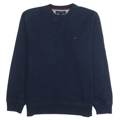 Mens UK Size M Tommy Hilfiger Blue Pullover Sweatshirt