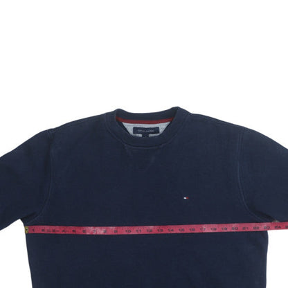 Mens UK Size M Tommy Hilfiger Blue Pullover Sweatshirt