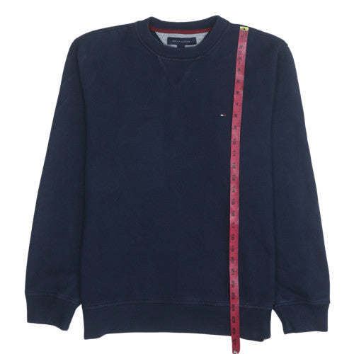 Mens UK Size M Tommy Hilfiger Blue Pullover Sweatshirt