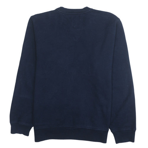 Mens UK Size M Tommy Hilfiger Blue Pullover Sweatshirt