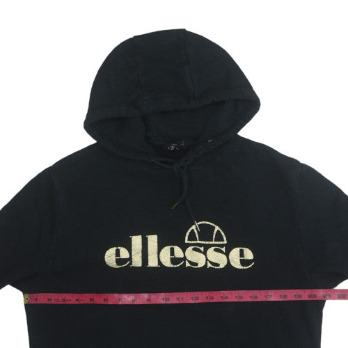 Mens UK Size S ellesse Black Pullover Hoodie