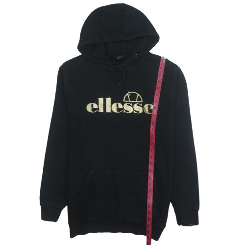 Mens UK Size S ellesse Black Pullover Hoodie