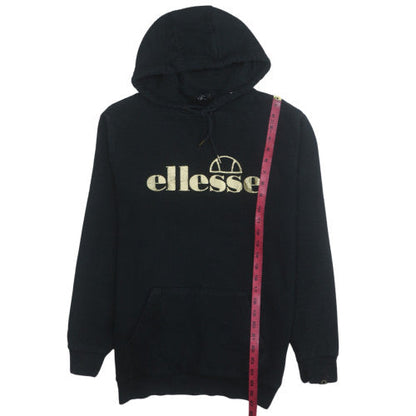 Mens UK Size S ellesse Black Pullover Hoodie