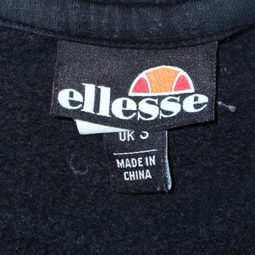 Mens UK Size S ellesse Black Pullover Hoodie