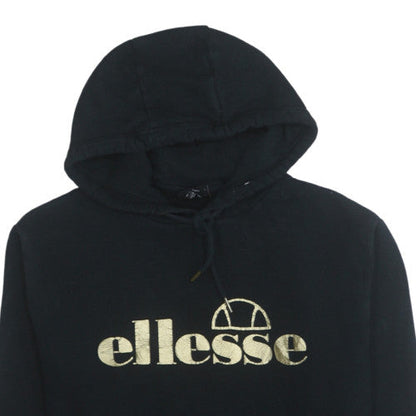 Mens UK Size S ellesse Black Pullover Hoodie