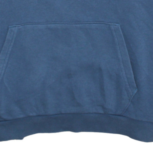 Mens UK Size M PUMA Blue Pullover Hoodie