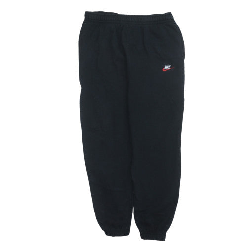 Mens UK Size S Nike Regular Fit Jogger Black Trousers