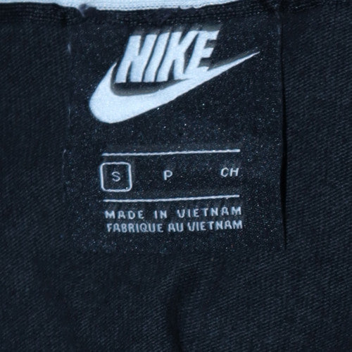 Mens UK Size S Nike Regular Fit Jogger Black Trousers