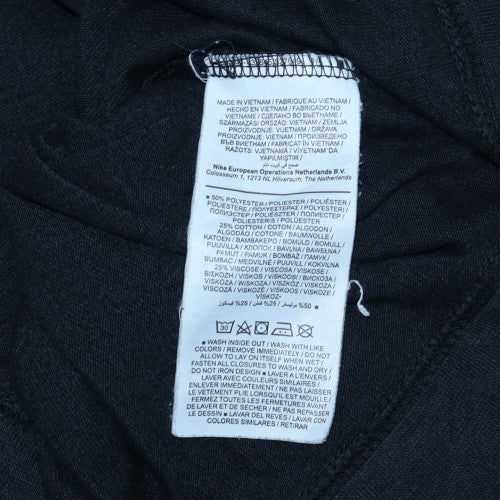 Mens UK Size S Nike Regular Fit Jogger Black Trousers