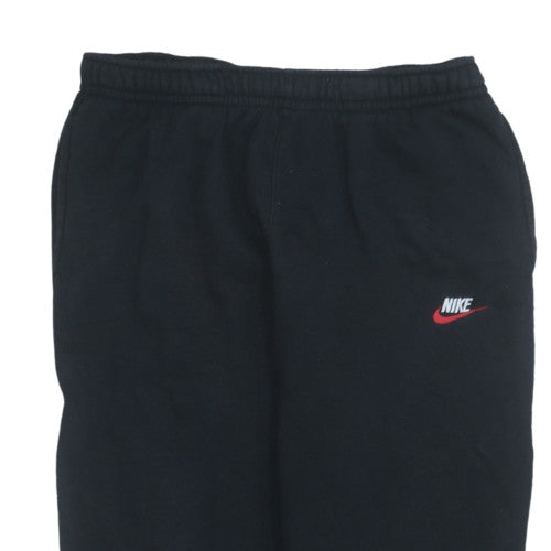 Mens UK Size S Nike Regular Fit Jogger Black Trousers