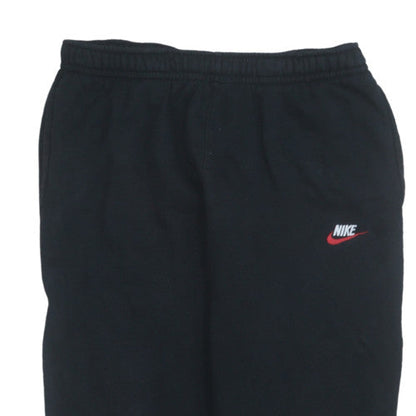 Mens UK Size S Nike Regular Fit Jogger Black Trousers