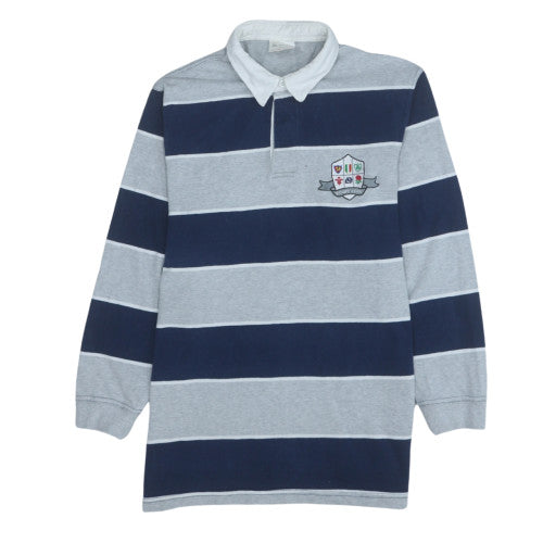 Mens UK Size S All Nations Blue Pullover Sweatshirt