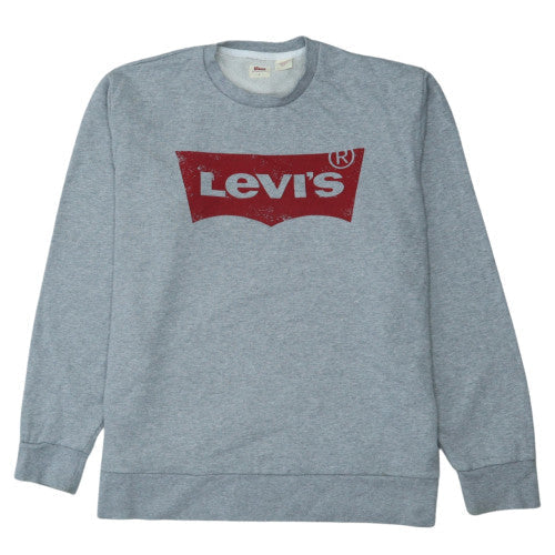 Mens UK Size L Levi's Grey Pullover Sweatshirt