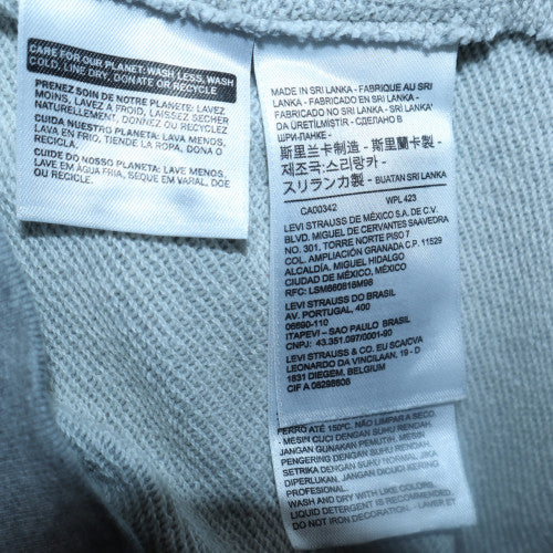 Mens UK Size L Levi's Grey Pullover Sweatshirt
