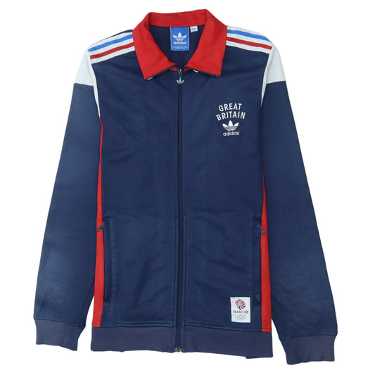 Mens UK Size L adidas Blue Gym & TrainingRunning & JoggingFootball Jacket