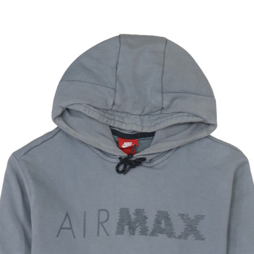 Mens UK Size M Nike Grey Pullover Hoodie