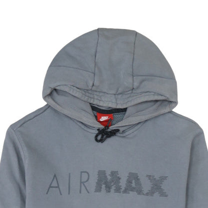 Mens UK Size M Nike Grey Pullover Hoodie