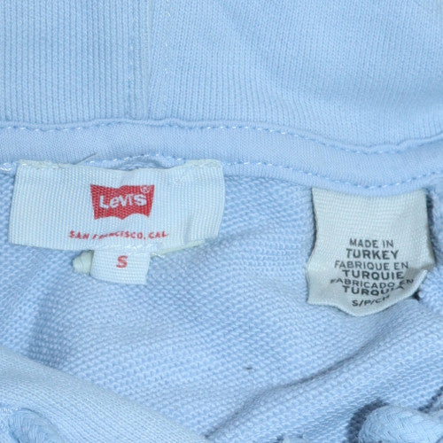 Womens UK Size S Levi's Blue Pullover Hoodie