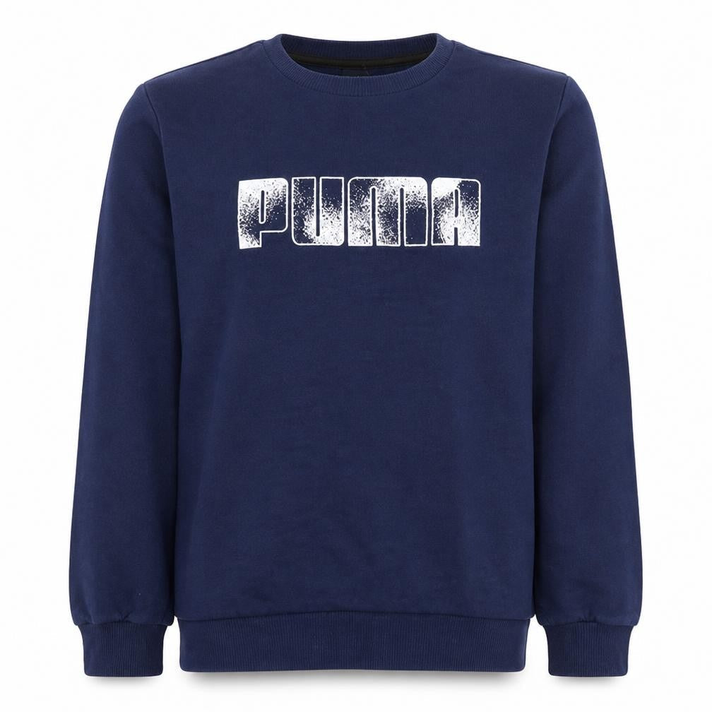 Mens UK Size L PUMA Blue Pullover Sweatshirt