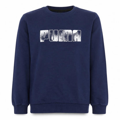 Mens UK Size L PUMA Blue Pullover Sweatshirt