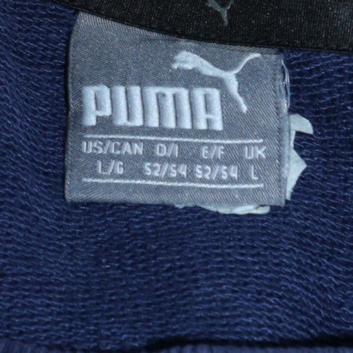 Mens UK Size L PUMA Blue Pullover Sweatshirt